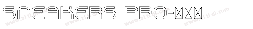 SNEAKERS PRO字体转换